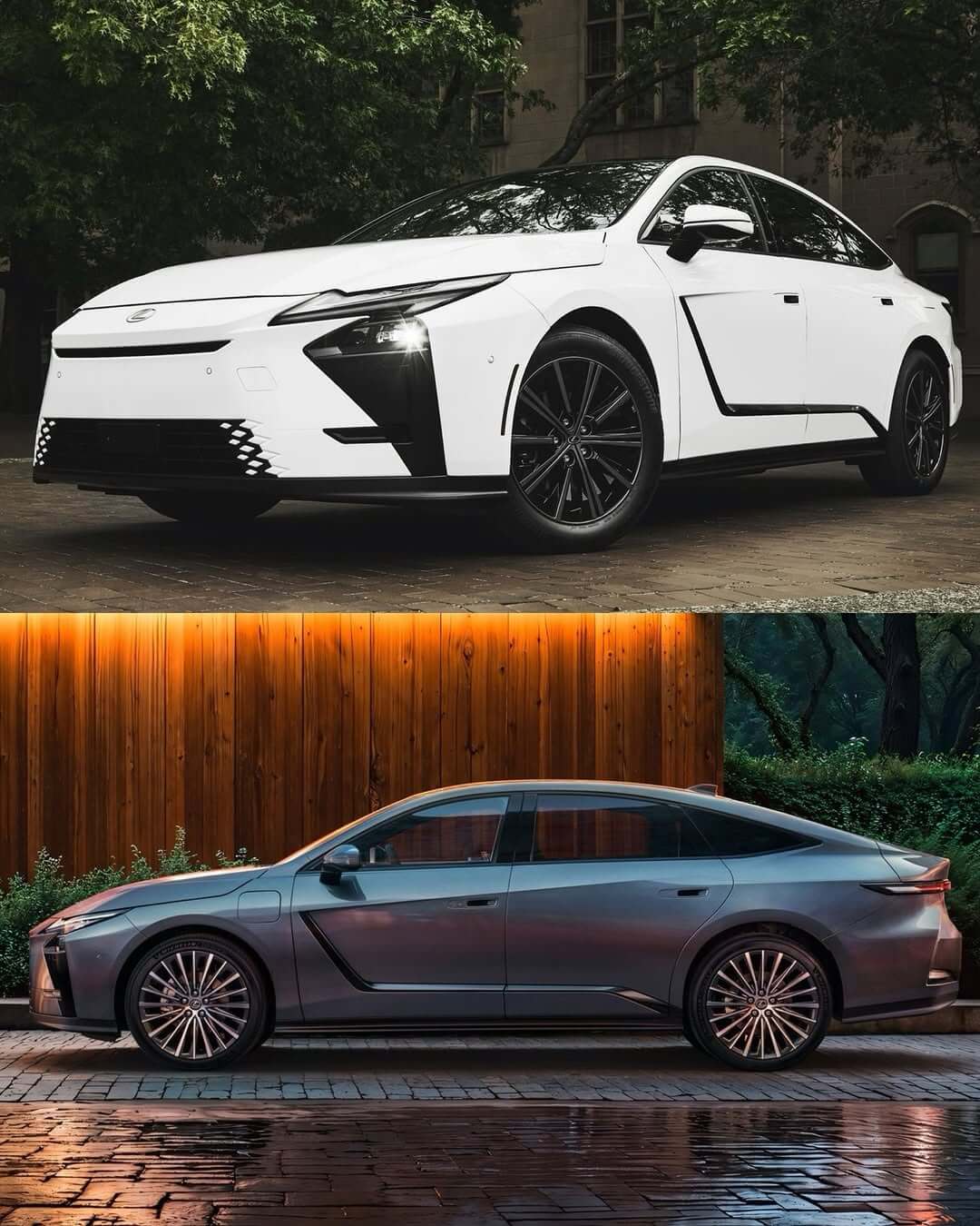 2027 Lexus ES clear view